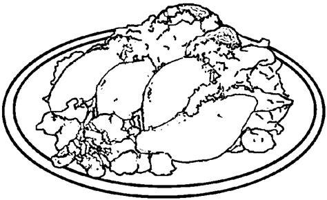 Imagen para colorear de un plato con comida - Imagui: Aprende como Dibujar Fácil, dibujos de Platos Tipicos, como dibujar Platos Tipicos paso a paso para colorear