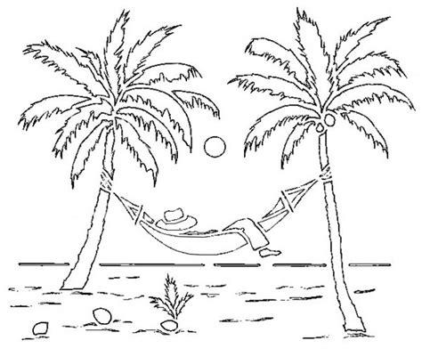 Dibujos Para Colorear De Palmeras En La Playa: Dibujar Fácil, dibujos de Playa Con Palmeras, como dibujar Playa Con Palmeras para colorear e imprimir