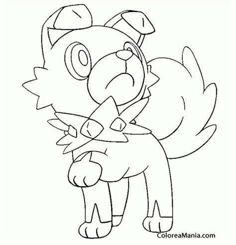 Colorear Rockruff. Pokemon Sol y Luna | Pokemon coloring: Aprender como Dibujar Fácil, dibujos de Pokemon De Alola, como dibujar Pokemon De Alola para colorear