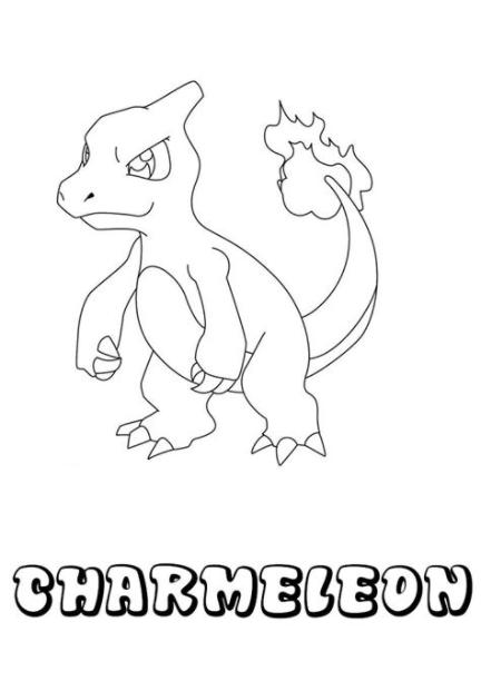 Dibujos para colorear pokemon charmeleon - es.hellokids.com: Aprende a Dibujar y Colorear Fácil, dibujos de Pokemon De Fuego, como dibujar Pokemon De Fuego para colorear e imprimir