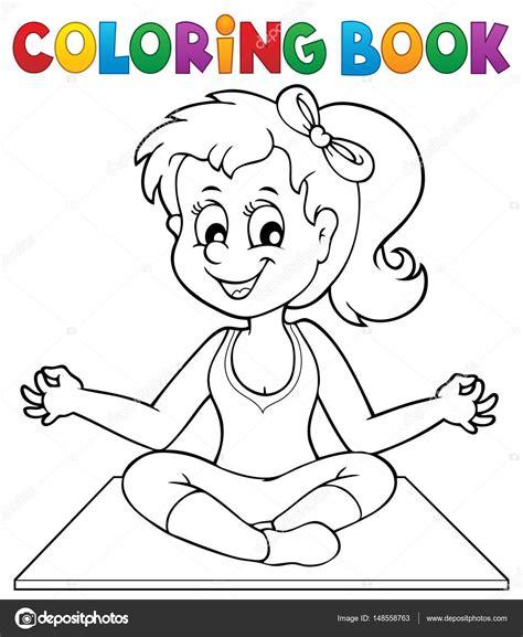 Dibujos: yoga para pintar | Chica de yoga de libro para: Dibujar Fácil, dibujos de Posturas, como dibujar Posturas para colorear