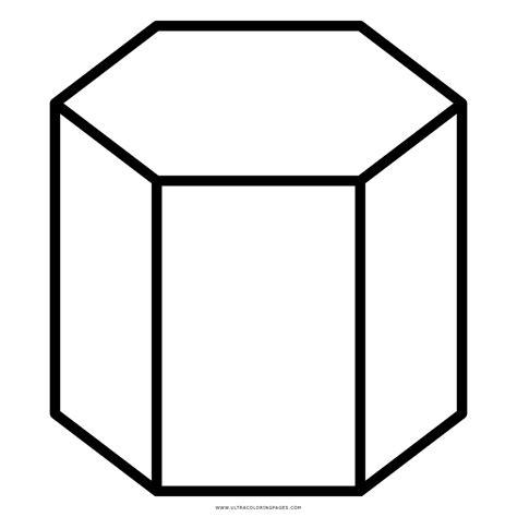 Dibujo De Prisma Hexagonal Para Colorear - Ultra Coloring: Aprende a Dibujar y Colorear Fácil con este Paso a Paso, dibujos de Prisma Hexagonal, como dibujar Prisma Hexagonal para colorear e imprimir