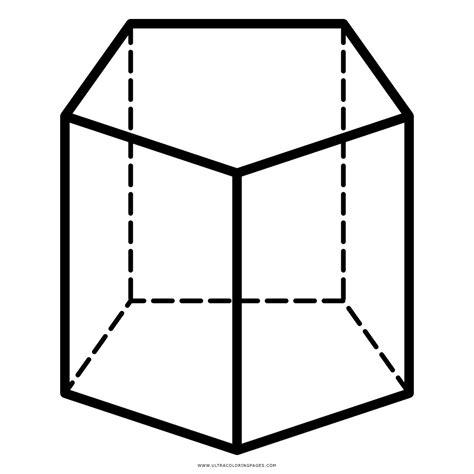Dibujo De Prisma Pentagonal Para Colorear - Ultra Coloring: Dibujar y Colorear Fácil con este Paso a Paso, dibujos de Prisma Hexagonal, como dibujar Prisma Hexagonal paso a paso para colorear