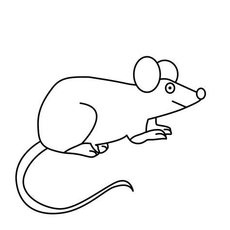 Ratón (Animales) – Colorear dibujos gratis: Dibujar y Colorear Fácil con este Paso a Paso, dibujos de Rata, como dibujar Rata para colorear e imprimir