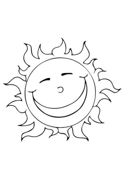 Dibujos de el sol para colorear. descargar e imprimir: Dibujar y Colorear Fácil con este Paso a Paso, dibujos de Rayos De Sol, como dibujar Rayos De Sol para colorear
