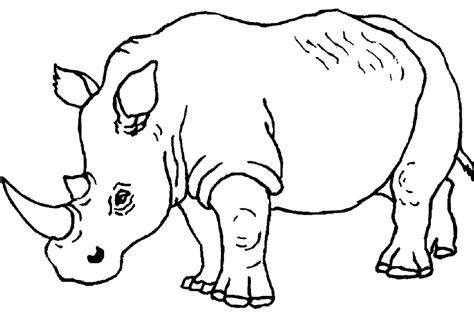 Rinoceronte para colorear - Imagui: Dibujar y Colorear Fácil, dibujos de Rinoceronte, como dibujar Rinoceronte paso a paso para colorear