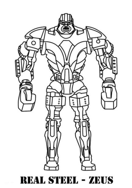 Pin on Real Steel: Dibujar y Colorear Fácil, dibujos de Robots Gigantes, como dibujar Robots Gigantes paso a paso para colorear