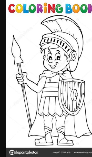 Imágenes: soldado para colorear | Soldado romano del: Dibujar Fácil, dibujos de Romanos, como dibujar Romanos para colorear