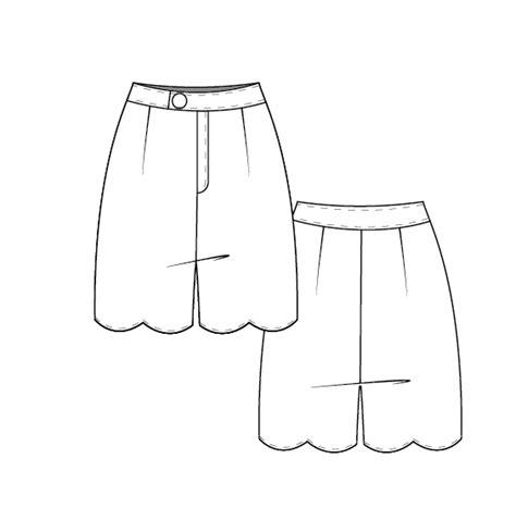 Variacion de pantalon 2(Ai) | Moda. Pantalones: Dibujar Fácil, dibujos de Ropa Rota, como dibujar Ropa Rota para colorear