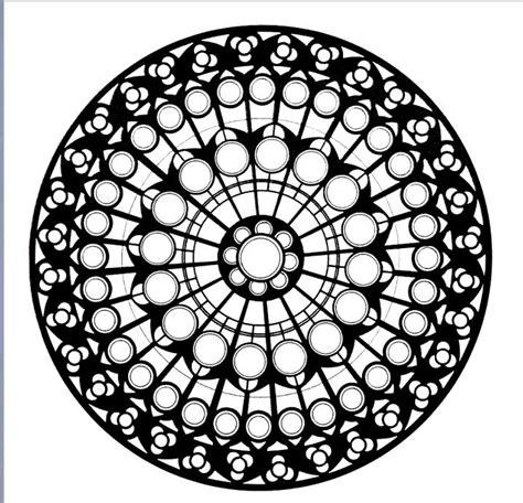 Mandalas de rosetones de iglesias para colorear | Recurso: Dibujar y Colorear Fácil, dibujos de Rosetones Goticos, como dibujar Rosetones Goticos para colorear e imprimir