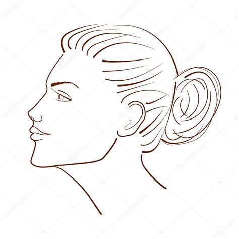 Imágenes: mujer en la vista de perfil | Ilustración de: Dibujar Fácil con este Paso a Paso, dibujos de Rostro De Lado, como dibujar Rostro De Lado para colorear