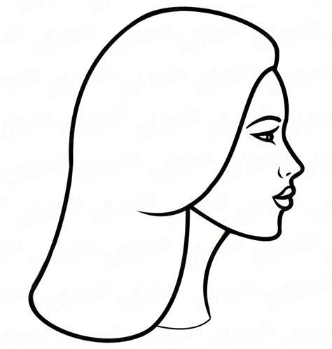 Cara De Mujer Para Colorear: Dibujar y Colorear Fácil, dibujos de Rostro De Perfil, como dibujar Rostro De Perfil para colorear e imprimir