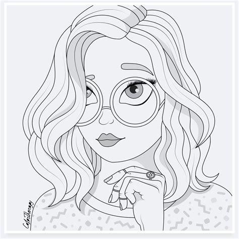 ColorTherapy en 2020 | Lindos dibujos tumblr. Dibujos: Dibujar Fácil, dibujos de Rostros Hermosos, como dibujar Rostros Hermosos para colorear e imprimir