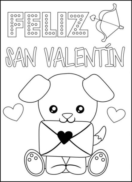 Las Mejores Imágenes de San Valentín para colorear para: Dibujar y Colorear Fácil con este Paso a Paso, dibujos de San Valentin, como dibujar San Valentin para colorear e imprimir