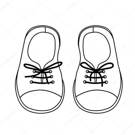 Vector: zapato niño | Par dibujado mano de zapatos de: Aprender como Dibujar y Colorear Fácil, dibujos de Sandalias De Frente, como dibujar Sandalias De Frente para colorear e imprimir