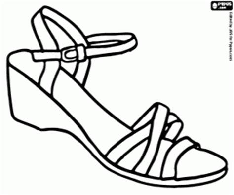 Ausmalbilder Eine Frau-Sandale zum ausdrucken: Dibujar Fácil, dibujos de Sandalias De Frente, como dibujar Sandalias De Frente paso a paso para colorear