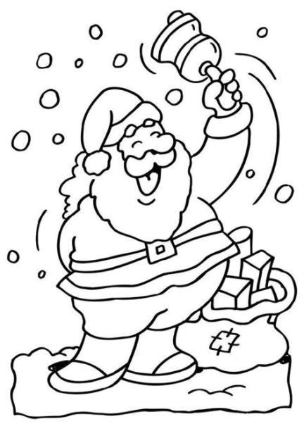 Santa Claus para colorear | Dibujos para colorear: Dibujar y Colorear Fácil con este Paso a Paso, dibujos de Santa Claus, como dibujar Santa Claus paso a paso para colorear