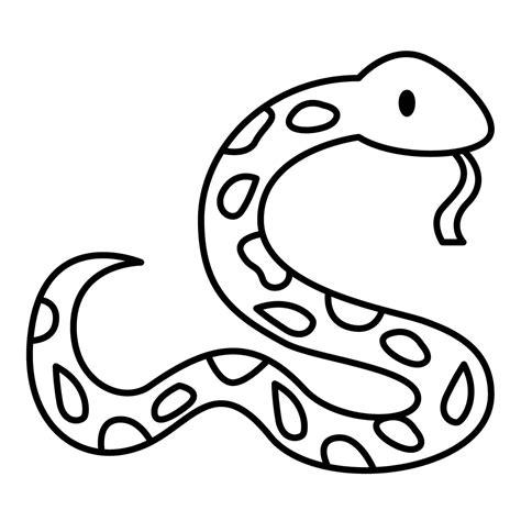 Dibujo de serpiente para colorear e imprimir - Dibujos y: Dibujar Fácil con este Paso a Paso, dibujos de Serpiente, como dibujar Serpiente para colorear e imprimir
