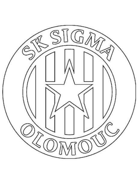 Dibujos para colorear SK Sigma Olomouc: Dibujar y Colorear Fácil con este Paso a Paso, dibujos de Sigma, como dibujar Sigma para colorear e imprimir