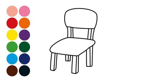 sello profundamente Sala silla para dibujar: Aprende a Dibujar y Colorear Fácil, dibujos de Sillas De Lado, como dibujar Sillas De Lado paso a paso para colorear