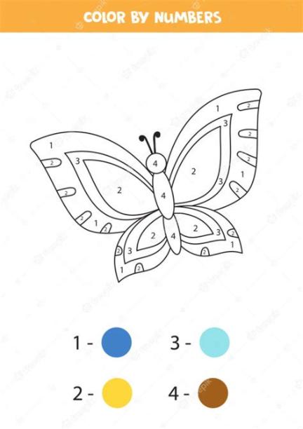 Página para colorear para niños. mariposa de dibujos: Dibujar Fácil con este Paso a Paso, dibujos de Sin Copiar, como dibujar Sin Copiar para colorear e imprimir