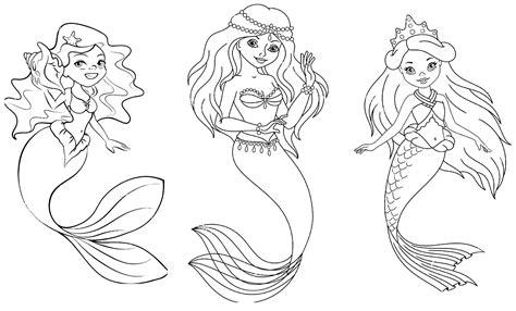 Sirenas para colorear 🥇 ¡DIBUJOS para imprimir y pintar!: Dibujar y Colorear Fácil, dibujos de Sirena, como dibujar Sirena paso a paso para colorear