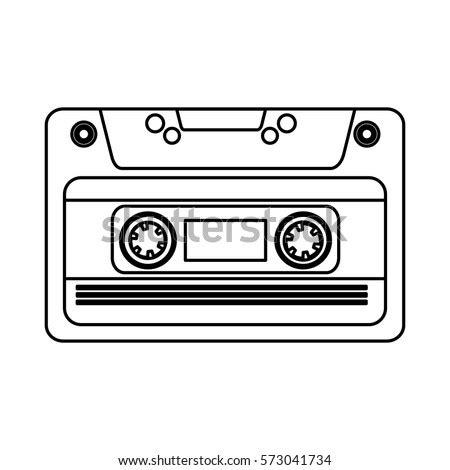 Cassette Music Old Fashion Vector Illustration Stock: Dibujar Fácil con este Paso a Paso, dibujos de Sobre Acetato, como dibujar Sobre Acetato para colorear