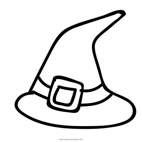 Dibujo De Sombrero De Bruja Para Colorear - Ultra Coloring: Aprender a Dibujar y Colorear Fácil, dibujos de Sombrero De Bruja, como dibujar Sombrero De Bruja para colorear e imprimir