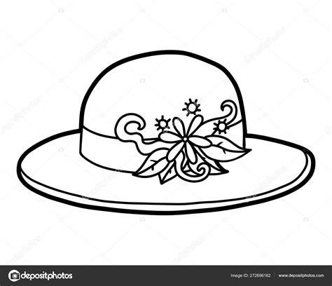 Vector. sombrero. icono. aislado sobre fondo blanco: Dibujar Fácil, dibujos de Sombreros Anime, como dibujar Sombreros Anime para colorear e imprimir