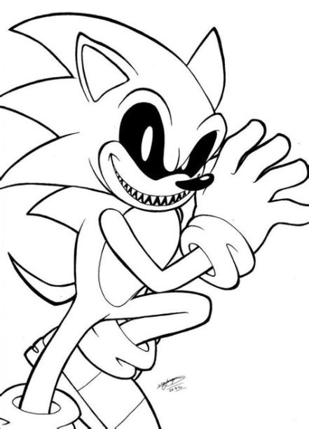 Sonic Exe Coloring Pages within Sonic Exe Colouring Pages: Dibujar Fácil, dibujos de Sonic Exe A Sonic, como dibujar Sonic Exe A Sonic para colorear