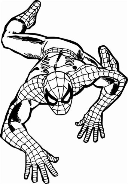 Dibujos Para Colorear De Superheroes: Dibujar y Colorear Fácil con este Paso a Paso, dibujos de Spiderman, como dibujar Spiderman para colorear e imprimir