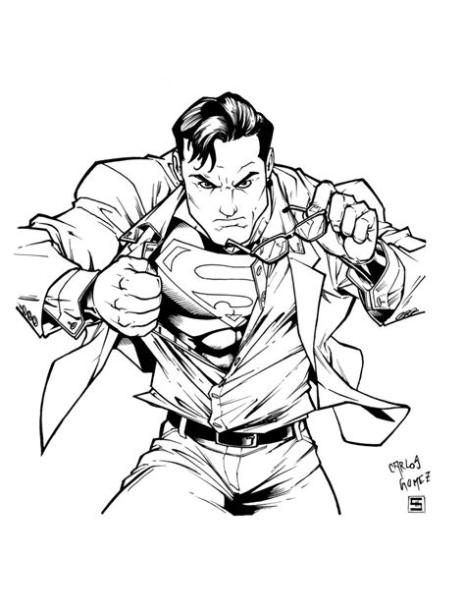 Dibujos de Superman para colorear. - Manualidades a Raudales: Aprender como Dibujar y Colorear Fácil con este Paso a Paso, dibujos de Superman, como dibujar Superman para colorear e imprimir