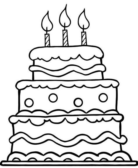 Dibujos de Pastel de Cumpleaños para Colorear. Pintar e: Dibujar Fácil, dibujos de Tarta De Cumpleaños, como dibujar Tarta De Cumpleaños para colorear e imprimir