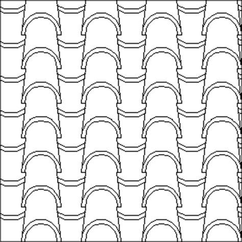Curved tile in PAT | CAD download (3.7 KB) | Bibliocad: Dibujar Fácil con este Paso a Paso, dibujos de Tejas En Un Plano, como dibujar Tejas En Un Plano paso a paso para colorear