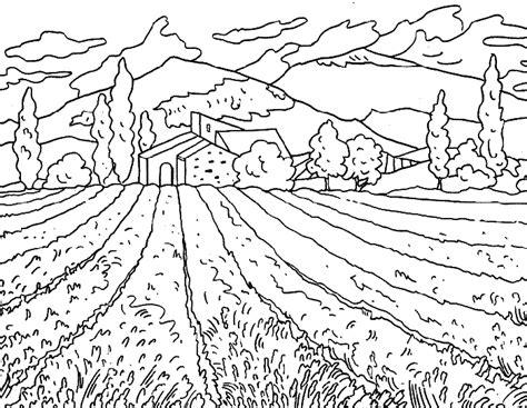 Imágenes de paisajes rurales para pintar | Colorear imágenes: Aprende a Dibujar y Colorear Fácil, dibujos de Terreno, como dibujar Terreno paso a paso para colorear
