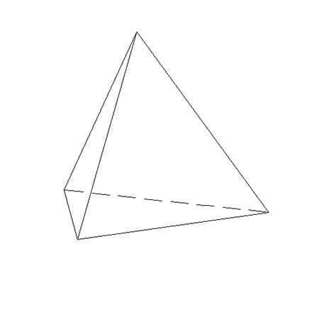 TETRAEDRO para colorear - Imagui: Aprender a Dibujar Fácil con este Paso a Paso, dibujos de Tetraedro, como dibujar Tetraedro para colorear e imprimir