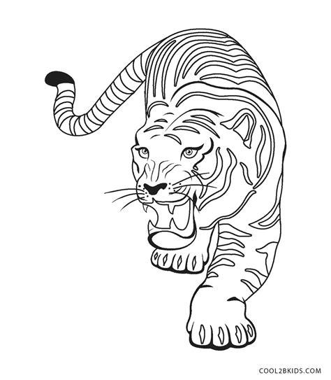 Dibujos de Tigre para colorear - Páginas para imprimir gratis: Dibujar Fácil con este Paso a Paso, dibujos de Tigre, como dibujar Tigre para colorear e imprimir
