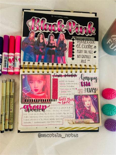 K-pop Journal de BLACKPINK 💖 | Titulos bonitos para: Dibujar y Colorear Fácil con este Paso a Paso, dibujos de Titulos Bonitos, como dibujar Titulos Bonitos para colorear