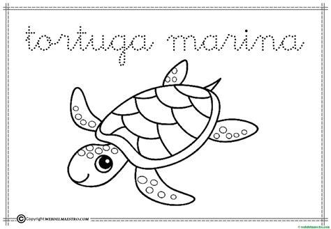 Dibujos para colorear fáciles | dibujos infantiles - Web: Aprende como Dibujar y Colorear Fácil, dibujos de Tortugas Marinas, como dibujar Tortugas Marinas paso a paso para colorear