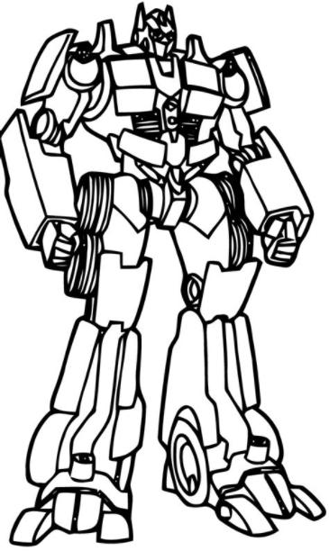 Transformers #75222 (Superhéroes) – Colorear dibujos gratis: Dibujar Fácil con este Paso a Paso, dibujos de Transformers, como dibujar Transformers para colorear