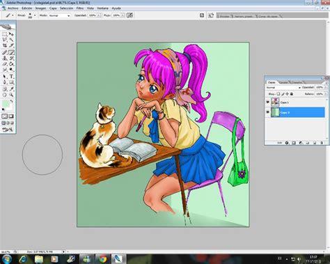 🥇 【 Colorear con Photoshop - Difuminar bordes - Manga: Aprender a Dibujar Fácil, dibujos de Trazos En Photoshop, como dibujar Trazos En Photoshop para colorear