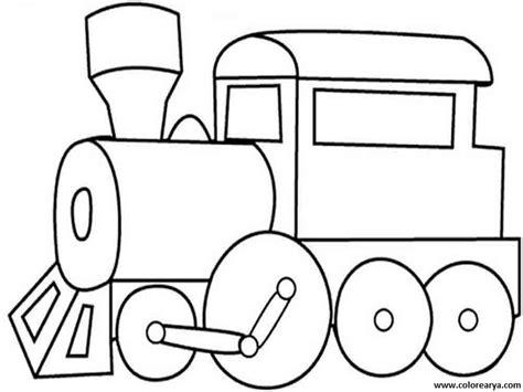 Dibujos para colorear y pintar para los niños: Dibujar Fácil con este Paso a Paso, dibujos de Trenes, como dibujar Trenes paso a paso para colorear