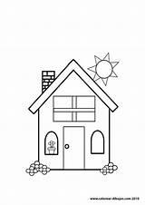 Dibujos de casas para imprimir y colorear | Colorear imágenes: Dibujar y Colorear Fácil, dibujos de Tu Casa, como dibujar Tu Casa para colorear