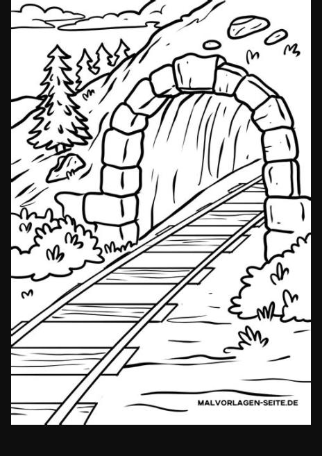 Malvorlage Tunnel | Gebäude - Ausmalbilder kostenlos: Dibujar Fácil, dibujos de Tunel, como dibujar Tunel para colorear e imprimir