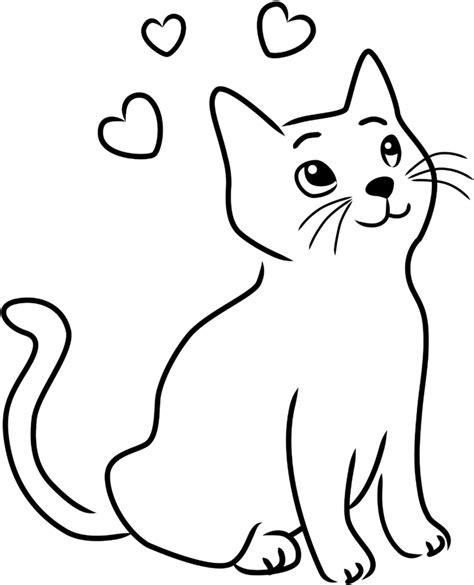 Dibujos para colorear de Gatos – Colorear Dibujos: Aprender a Dibujar y Colorear Fácil, dibujos de Tutorial De Un Gato, como dibujar Tutorial De Un Gato para colorear e imprimir