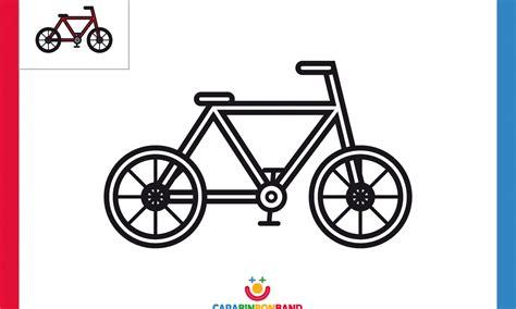Ficha para colorear: bicicleta roja – CARA BIN BON BAND: Dibujar Fácil con este Paso a Paso, dibujos de Tutorial De Una Bicicleta, como dibujar Tutorial De Una Bicicleta paso a paso para colorear