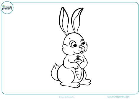 Dibujos de conejos para Colorear - Mundo Primaria: Dibujar y Colorear Fácil, dibujos de Um Conejo, como dibujar Um Conejo paso a paso para colorear