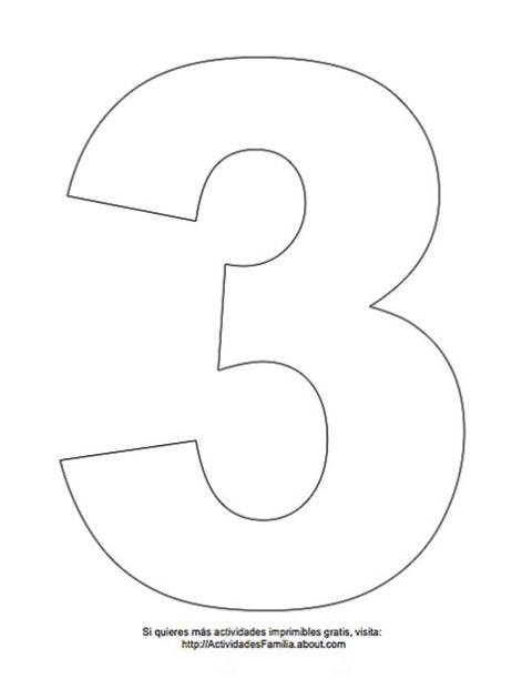 Dibujos de números para colorear: Número 3 para colorear: Dibujar y Colorear Fácil, dibujos de Un 3 Grande, como dibujar Un 3 Grande paso a paso para colorear