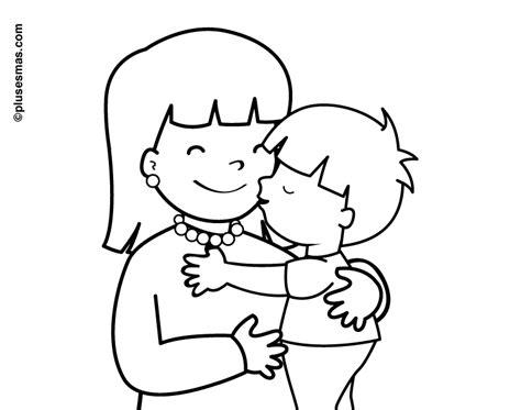 Dibujos Para Colorear Abrazo En Familia - Mensajes: Dibujar y Colorear Fácil, dibujos de Un Abrazo, como dibujar Un Abrazo paso a paso para colorear
