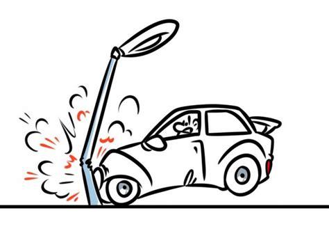 Car accident cartoon — Stock Photo © Efengai #106254362: Dibujar Fácil, dibujos de Un Accidente De Transito, como dibujar Un Accidente De Transito para colorear
